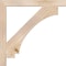 Ekena Millwork Imperial Block Smooth Bracket, Douglas Fir, 3 1/2"W x 38"D x 38"H BKT04X38X38IMP05SDF - alternate 2